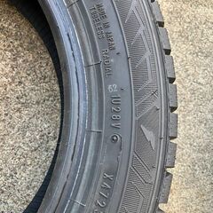 2023年製 グッドイヤー ICE NAVI8 155/65R14 75Q 4本セット　国産 スタッドレスタイヤ　残溝約8.0mm　中古　発送不可の画像