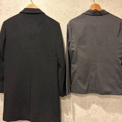 【美品2点セット】GUロングコート（S）＆BEGUMジャケット（M） メンズ✨の画像