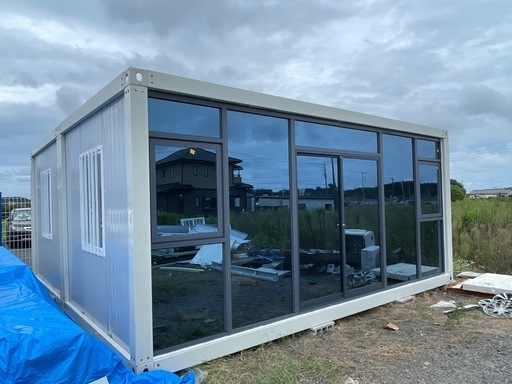 新品の組立式コンテナハウス　プレハブ　倉庫　事務室