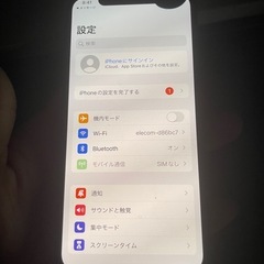 中古　iPhone X 64GB　の画像