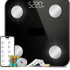 ☆新品☆体重計 スマホ連動 体脂肪計 高精度 体組成計 体重BMI 体脂肪率 筋肉量の画像