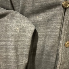 【美品2点セット】TAKAQ スリムフィットシャツ（LL）＆ UNIQLO カーディガン（L）の画像