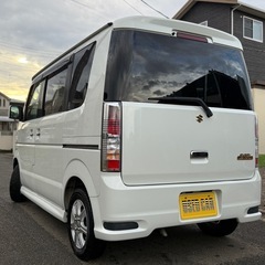 24年式/後期型/車検丸2年/エブリイワゴン/PZターボ/社外ナビ/TV.DVD.CD.Bluetooth/片側パワースライドドア/ETC/キーレス/フォグ/社外アルミの画像
