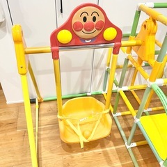 アンパンマン うちの子天才 カンタン折りたたみ ブランコパークDXジャングルジムの画像