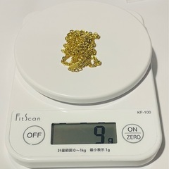【1点限り】K18刻印有り 金クロスネックレス 男女兼用  luxury 18金GF 十字架　ゴージャスクロス の画像