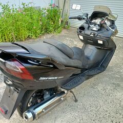 スズキのスカイウェーブ250　エンジンセル始動。CJ43A　普通に走れます。の画像