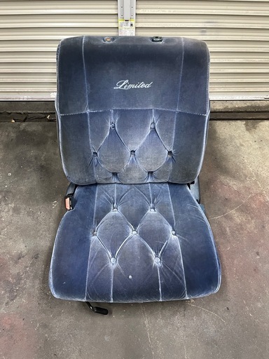 当時物 稀少 旧車 トヨタ 62 マークII グランデ リミテッド Bタイプ 助手席 シート GX71 ブルー青内装 高級 ボタン留 クレスタ チェイサー