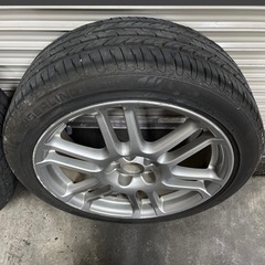 215/45R17 トヨタ カルディナ GT-FOUR 後期 17インチ 純正アルミホイール 7JJ +45 PCD100 5H 2023年製 30 50 前期 後期 プリウス 新潟発の画像