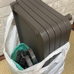 5段収納ボックス　シューズ　傘立て付きの画像