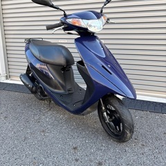 4229.定番人気　アドレスv50 白メーター　バッテリー、シート新品　千葉県柏市　即日配送、自走引き取りも可能の画像