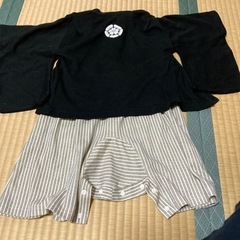 袴風ロンパース　80の画像