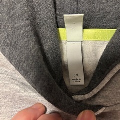 150 JL adidas neo グレー パーカー フード付き 秋冬の画像
