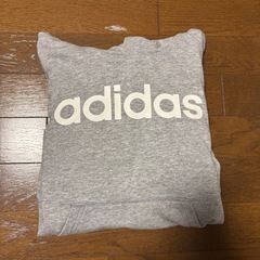 150 JL adidas neo グレー パーカー フード付き 秋冬の画像