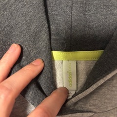 150 JL adidas neo グレー パーカー フード付き 秋冬の画像