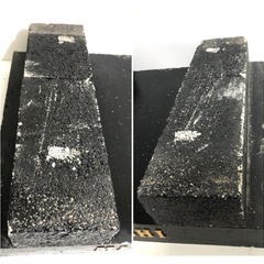 残置物【ビンテージ MITSUBISHI/三菱 スピーカースタンド ブラック ペア】 1台 25kg◆一部欠けありオーディオ台 黒の画像