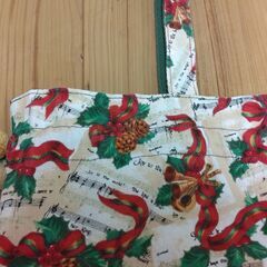 巾着袋　クリスマスの画像