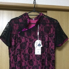 ★早い者勝ちSALE ！★新品未使用タグ付き チャイナドレス 3Lの画像