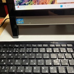 FUJITSUモニターパソコン Windows11 core i5美品の画像