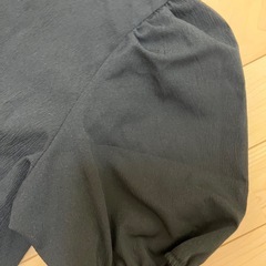 黒　新品　Ｖネックワンピース　X L　の画像