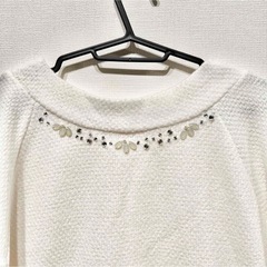ハニーズ HoneysサイズL 白 ニット の画像