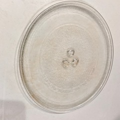 中古 電子レンジ用 回転ガラス皿 直径約25.5cm の画像