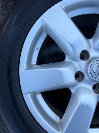 ニサン自動車用アルミホイールタイヤ