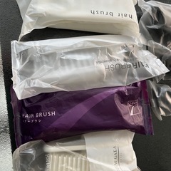 携帯用ブラシ　ビジネスホテル　７本　未使用未開封の画像
