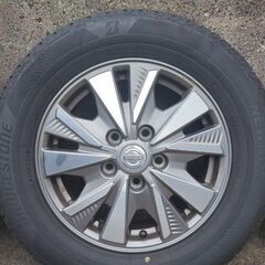 195/65R15 2024年製タイヤ　ホイール付　（４本）の画像