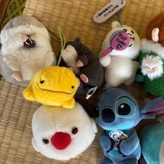 ぬいぐるみキーホルダーセットの画像