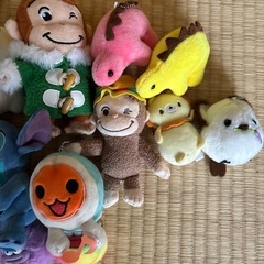 ぬいぐるみキーホルダーセットの画像