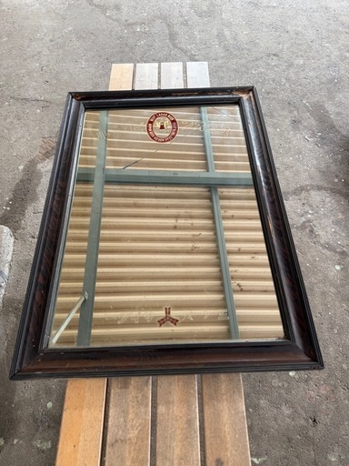 【GO-1194】ユニオンビール 三ツ矢サイダー 鏡 昭和レトロ アンティーク