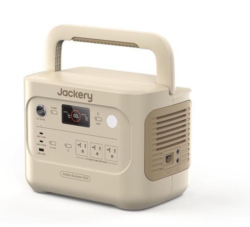 【定価 約21万】 \\〜9/25まで！最終値下げ//新品Jackery サンドゴールドポータブル電源 1000 New＋ Jacke