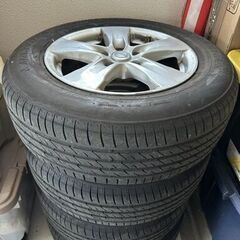16インチ　ニッサン　日産　エクストレイル　エルグランド　セレナ　ホイール＆タイヤ　4本セット　山9の画像