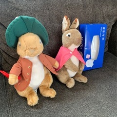 ★ピーターラビットペア2点セット★ぬいぐるみの画像