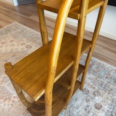 おしゃれ アジアン家具 バリ 木製 ♪チークの根のナチュラルラッの画像