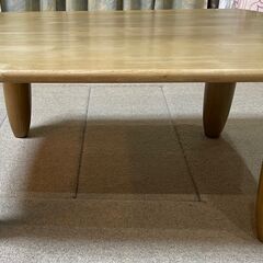 ★★★[USED品]木製ローテーブル・ちゃぶ台の画像
