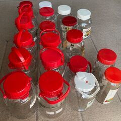 ★★★果実酒用のビン 保存容器 広口ビン　USED品　まとめて２０個 + ＠の画像