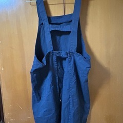 【中古】ネイビー　エプロン　somethingの画像