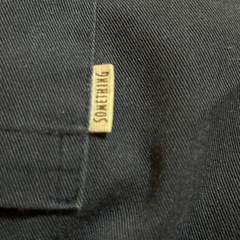 【中古】ネイビー　エプロン　somethingの画像
