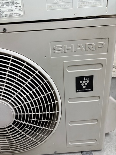 ?即日取付?取付込み❄️クリーニング済✨️中古 SHARP AY-G22S-W 2017年式 100V プラズマクラスター  主に6畳