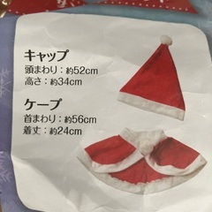サンタコスチュームの画像