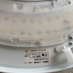 NECシーリングライト　LEDライト　照明の画像