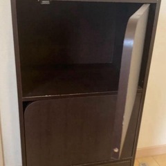 【無料】扉付き3段収納ボックスの画像