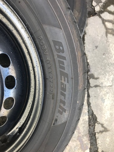 軽自動車　タイヤ　ホイール　セット　ヨコハマ　ブルーアース　ホンダ車取外し品中古