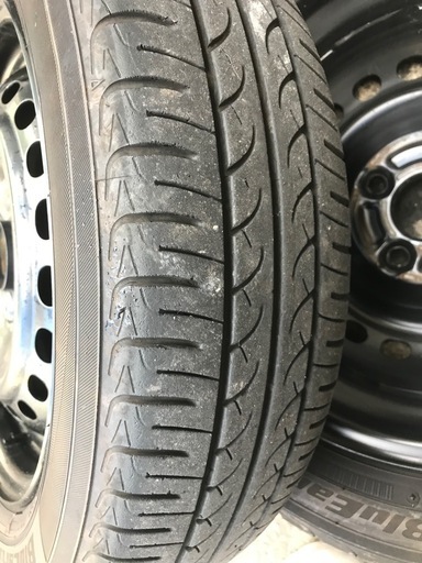 軽自動車　タイヤ　ホイール　セット　ヨコハマ　ブルーアース　ホンダ車取外し品中古