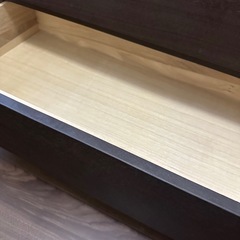 無印良品　タモ材チェストの画像