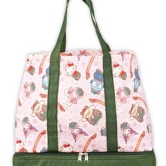 【値下げ】【新品未開封】サンリオキャラクターズ　保冷ポケット付き2段トートバッグの画像