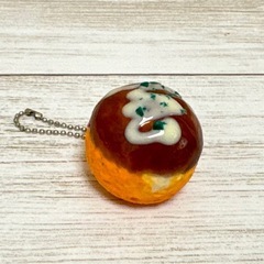 新品未使用 たこ焼き キーホルダー クレーンゲーム獲得品❁¨̮の画像