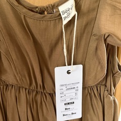 茶色ワンピース🤎100cmの画像
