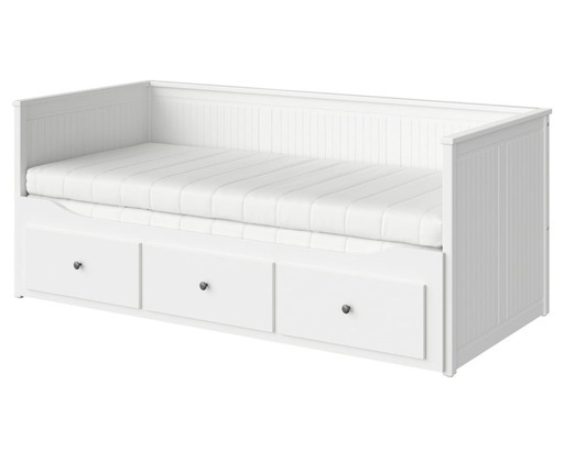 【お引取り】IKEA HEMNES ヘムネス デイベッドフレーム（引き出し×3）